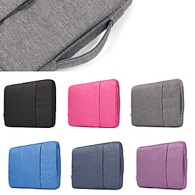 baratos Capinhas para MacBook Air 11"-bolsas de cor sólida para macbook pro air 11-15 laptop bag