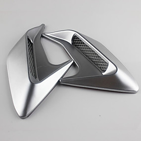 رخيصةأون جسم السيارة الديكور والحماية-فضي-أسود / أبيض / فضي Car Stickers الأعمال التجارية ملصقات الباب / ملصقات هود / ملصقات السيارات الذيل غير محدد ملصقات ثلاثية الأبعاد