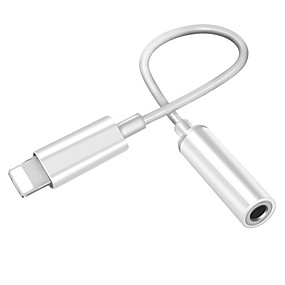 cheap Apple-Adapter 8 Pin Audio Converter for iPhone 5/6/7/6 Plus/6S Plus/7 Plus 3.5MM Headphone
