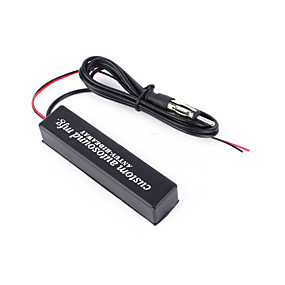 baratos Decoração do telhado do carro-rádio escondida antena amplificada 12v universal carro caminhão barco motocicleta atv fu