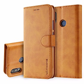 baratos Huawei-Estojo de couro para huawei p20 / p20 pro / p30 / p30 lite / p30 pro huawei phone case para huawei pro casos flip tampa carteira titular do cartão livro