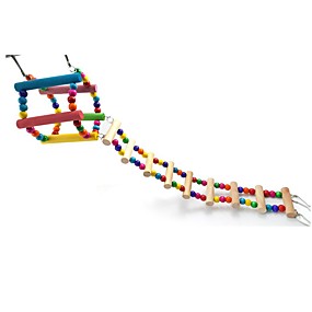 baratos Acessórios para Pássaros-Pássaro Poleiros &amp; Escadas Amigo de Animal de Estimação Brinquedo foco Felt / Fabric Toys Pássaro Madeira 50 cm