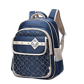 baratos Mochilas Infantis-Para Meninos / Para Meninas Ziper Náilon Bolsas Kids ' Roxo / Fúcsia / Azul Real