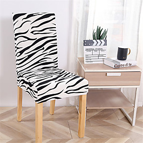 baratos Têxteis Para a Casa-Impressão da zebra super macio tampa da cadeira estiramento removível lavável protetor de cadeira de sala de jantar slipcovers home decor tampa da cadeira da sala de jantar