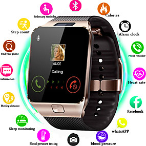 baratos Relógios da Moda-Mulheres Relogio digital Casual Fashion Preta Branco Prata Silicone Digital Preto Branco Dourado Impermeável Bluetooth Smart 30 m 1conjunto Digital