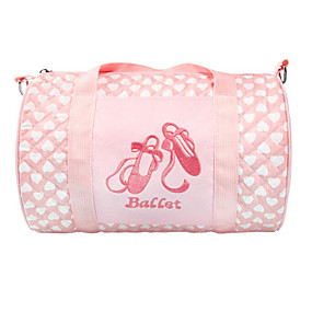 baratos Mochilas Infantis-Para Meninas Estampa Poliéster Saco de Dança Rosa