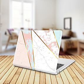 baratos Capinhas para MacBook 12"-escudo capa dura para macbook pro air retina telefone case 11/12/13/15 (a1278-a1989) pvc de mármore
