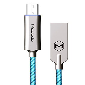 baratos Mi Play-o auto da série do cavaleiro de mcdodo desconecta a carga rápida cabo de carga de dados de 3,0 micro usb