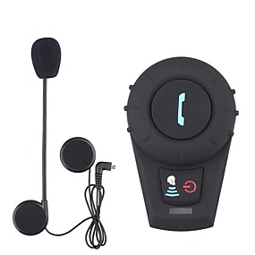 baratos Fones para Capacetes de Motocicleta-Capacete da motocicleta bluetooth interfone capacete bluetooth fone de ouvido bt interphone rádio fm