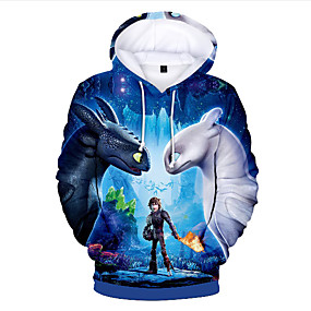 baratos Natal-Infantil Bébé Para Meninos Básico Estampado Estampado Manga Longa Moleton &amp; Blusa de Frio Azul