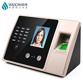 baratos Access Control &amp; Attendance Systems-impressão digital comparecimento do tempo reconhecimento facial máquina biométrica verificação múltipla senha identificação cartão identificação aeecss controle funtion infravermelho câmera dupla