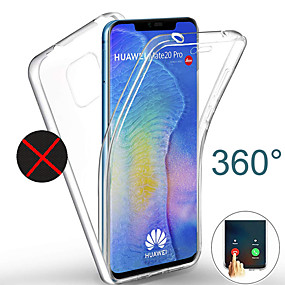 baratos Huawei P20 Lite-Capinha para celular huawei mate 20 pro mate 20 lite p30 pro p30 lite p20 pro p20 lite case transparente pc silicone fina gel tpu capa macia para p smart plus 2019 honor 10 lite y5 y6 y9 2019