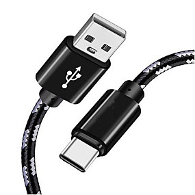baratos Oneplus 6-Original usb c cabo de carregamento rápido para samsung galaxy s10 s10e s9 s8 plus note 9 8 a10 a20 a30 a40 a50 oneplus 7 cabo de carregador