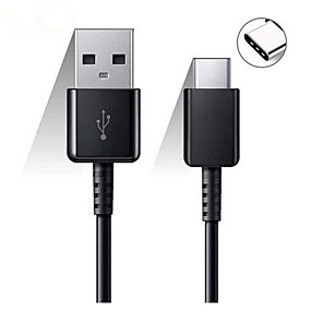 baratos Oneplus 6-2 pcs original samsung 120 cm tipo usb cabo de linha de dados de carga rápida para galaxy s8 s9 plus s10 plus a5 a7 2017 note 8 xiaomi a3 5 6