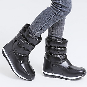 baratos Sapatos de Criança-Para Meninas Conforto / Botas de Neve Couro Ecológico Botas Little Kids (4-7 anos) Prata / Roxo / Fúcsia Inverno / Botas Cano Médio