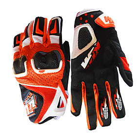 baratos Luvas para Motociclistas-Homens mulheres luvas de ciclismo inverno frio tempo esportes quentes luvas da motocicleta térmica anti-derrapante full-finger equitação luvas de treino de esqui