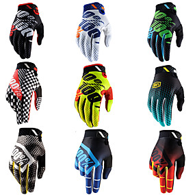 baratos Luvas para Motociclistas-Homens mulheres luvas de ciclismo inverno frio tempo esportes quentes luvas da motocicleta térmica anti-derrapante full-finger equitação luvas de treino de esqui