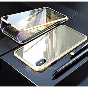 baratos iPhone 11-Capinha Para Apple iPhone 11 / iPhone 11 Pro / iPhone 11 Pro Max Translúcido Capa Proteção Completa Transparente Vidro Temperado / Metal
