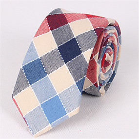 baratos Acessórios Masculinos-Homens / Para Meninos Festa / Trabalho / Básico Gravata Listrado / Estampado