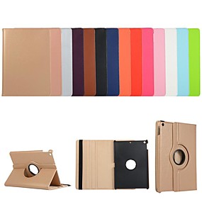 baratos Capinhas para iPad Pro 9.7''-Capinha Para Apple iPad Air / iPad 4/3/2 / iPad Mini 3/2/1 Rotação 360° / Antichoque / Com Suporte Capa Proteção Completa Sólido PU Leather