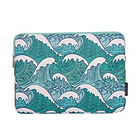 baratos Novidades-Laptop 13 " / Laptop 14 " / Laptop de 15 polegadas Manga Poliéster Linhas / Ondas Para Mulheres Unissex Resistente ao Choque