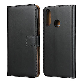 baratos LG-Capinha Para LG LG V10 / LG K10 / LG K8 Porta-Cartão Capa Proteção Completa Sólido couro legítimo