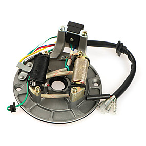 baratos Peças para Motos e Quadriciclos-Placa de estator de magneto de ignição para honda jh70 motocicleta 50-125cc sujeira pit bike atv kart