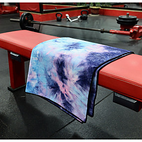 baratos Toalhas &amp; Roupões-Qualidade superior Toalha esportiva, 3D impressão Poliéster / Algodão Quarto 2 pcs