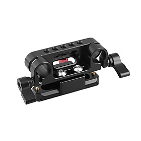 baratos Câmera, Fotografias, Vídeo &amp; Acessórios-adaptador de braçadeira de haste dupla camvate 15mm braçadeira nato de liberação rápida&amp;amp;amp; Trilho de segurança de 70mm c2226