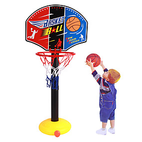 baratos Brinquedos para Exteriores-20-45 inch Brinquedos de basquete Cesta de basquete Brinquedo de gol de basquete Esportes Exterior Mini Ajustamentos de Altura Crianças Para Meninos Para Meninas Brinquedos Dom 1 pcs
