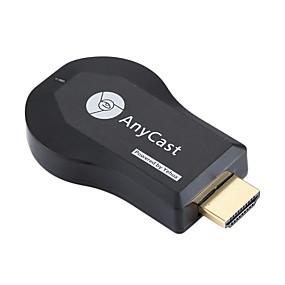 baratos Projetores e Acessórios-adequado para anycast telefone pitch controller m9 plus com tela sem fio push tesouro interface hdmi