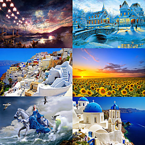 baratos Modelos &amp; Brinquedos de Montar-1000 pcs Desenho Céu Estrelado e Galáxias Funny Family Games Quebra-Cabeça Quebra-cabeças Adult Puzzle Jumbo De madeira Galáxia céu Floco de Neve Princesa Grécia Spot de Luz Multi-Colorida Infantil