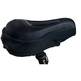 baratos Acessórios para Ciclismo-Capa para Selim / Almofada Extra Grande Comfort Grossa silica Gel Ciclismo Bicicleta de Estrada Bicicleta De Montanha Preto