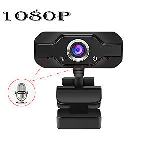 baratos Segurança-Hd webcam embutido dual microfones inteligente 1080p web camera usb pro stream camera para desktops laptops pc game cam para os windows10 / 8