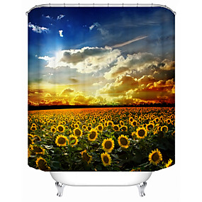 baratos Cortinas de Banho-cortinas de chuveiro&amp;amp;amp; ganchos poliéster moderno novo design