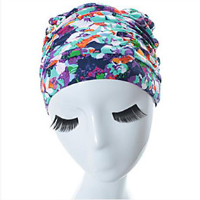 baratos Esportes Aquáticos-Touca de Natação para Adulto Náilon Chinês Prova-de-Água Macio Esticar Natação Surfe