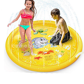baratos Artigos para Lazer-Splash Pad Sprinkler for Kids Brinquedos de água Piscina inflável Exterior Plástico Exterior Meninos e meninas Criança Crianças / Desenvolver Criatividade