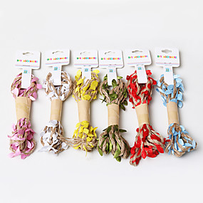 baratos Decorações para Festas &amp; Feriados-1 pc decorações do feriado festa de casamento decoração de folha de cânhamo corda trança com folhas 200 cm