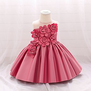 wine colored baby dress