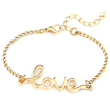 Love Heart Charm Womens Link Chain Bracelet With Clasp 640566 2018 – $1.99
