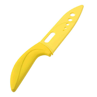 baratos Cutelaria-6 "faca de cerâmica com bainha Amarelo