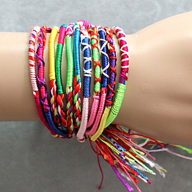 Colored woven bracelets 765916 2018 – $1.19