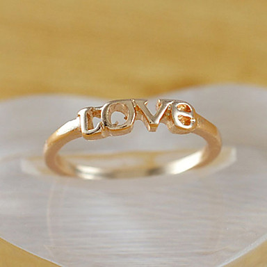 ring k finger Ring Finger Plated Love â€“ 2018 Women's $0.99 Gold 763838