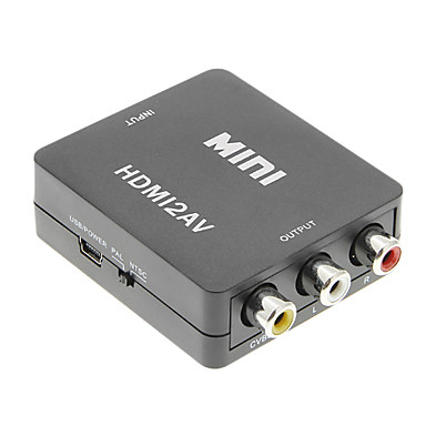 HD Video Converter HDMI2AV 1080P 1457454 2018 – $9.99