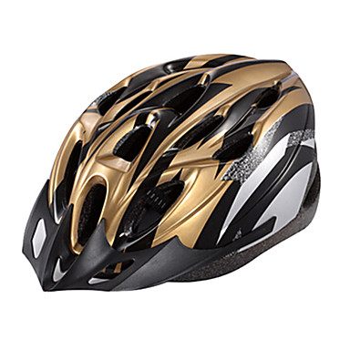 gold cycling helmet