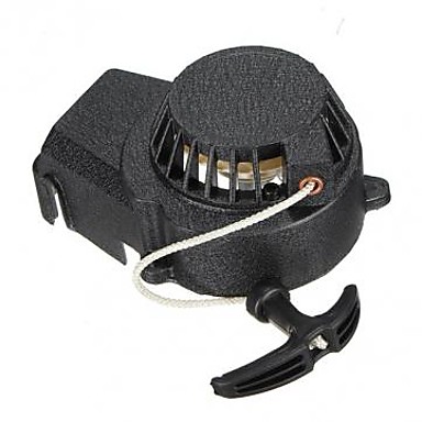 baratos Peças para Carros-Peças de escape de arranque de tração de alumínio começam para bicicleta de bolso 2 tempos 43cc 47cc 49cc bicicleta motorizada scooter de gás mini sujeira quad para bicicleta de bolso atv