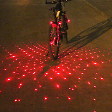 Laser LED Bike Light Bar End Light Rear 