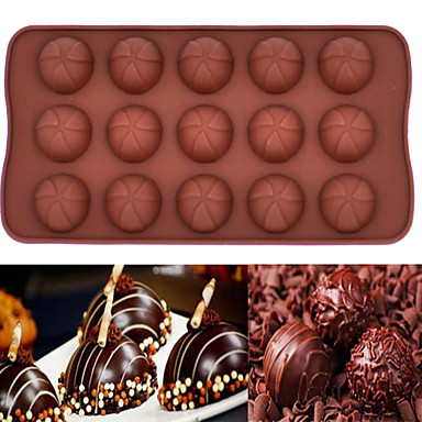 15 hullers silikone mug chokolademousse kage bageform (rund ...
