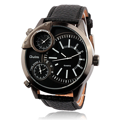 Wijde selectie Verspilling stap in 2015 Oulm merk heren horloge, lichtmetalen horloge, hot quartz horloges  mannen groothandel 3198326 2020 – €27.29