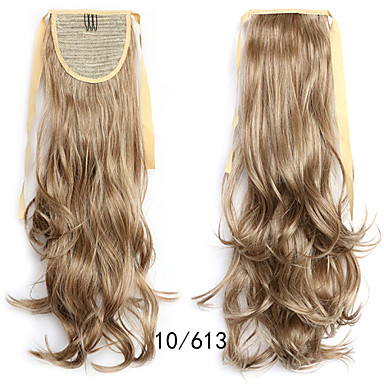 Tape In Ponytails Synthetic Hair Hair Piece Hair Extension Wavy